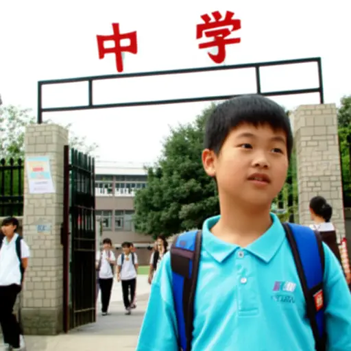 马库斯刚上中学。