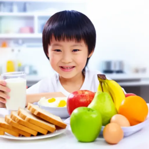 每个小学生都应该吃健康的早餐。