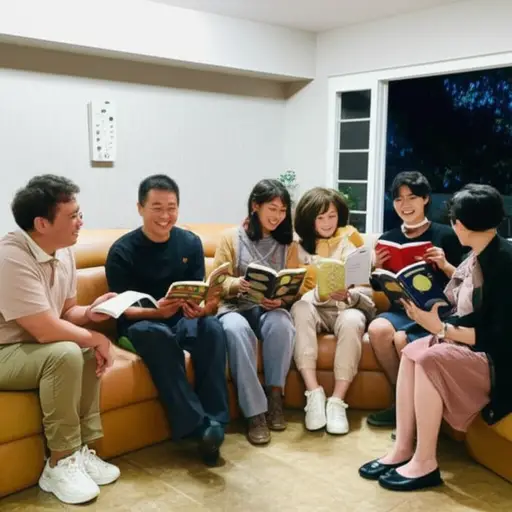 我们的读书俱乐部每周五晚上聚会。