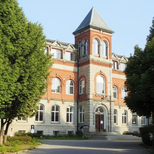 这座大学建筑建于18世纪。