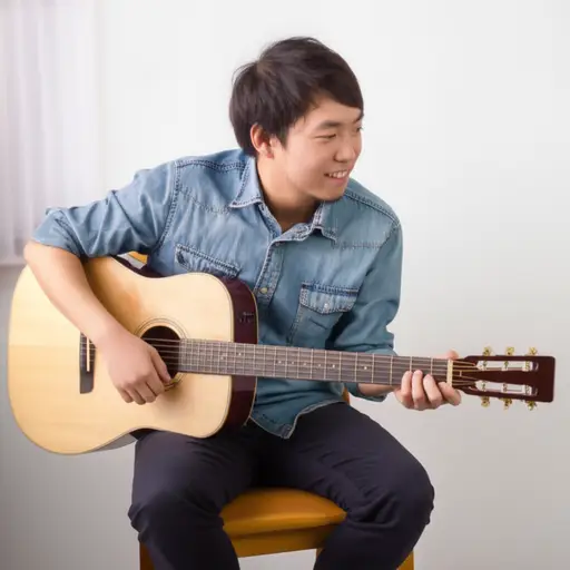我非常想学弹吉他。