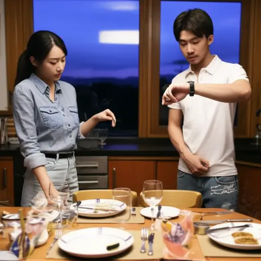 我们晚点再吃晚饭吧。