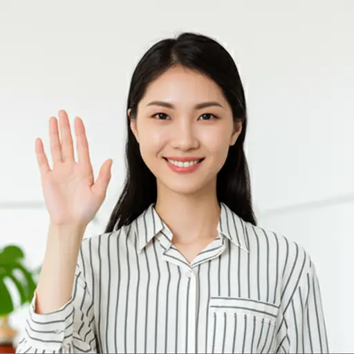 她对我非常友好。