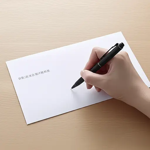 你需要在信封的正面清晰地写上地址。
