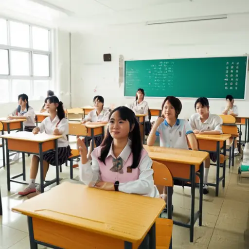 我们班上有二十个学生，十个是女孩，其他的是男孩。