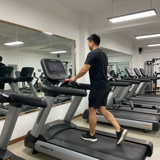 圣诞节后我感觉身材走样，于是决定加入一家健身房。