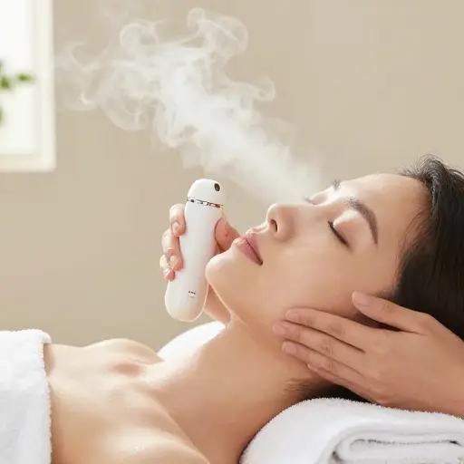 热蒸汽可以帮助打开毛孔，深层清洁皮肤。