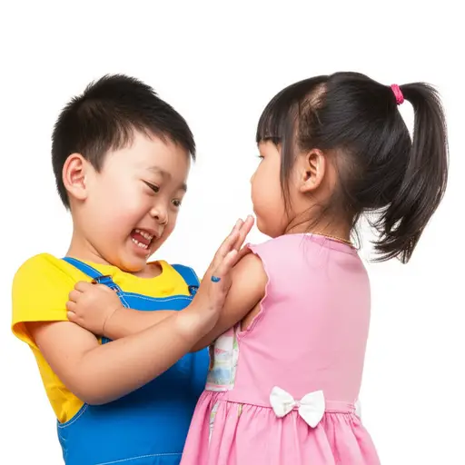 他似乎以捉弄他妹妹为乐。