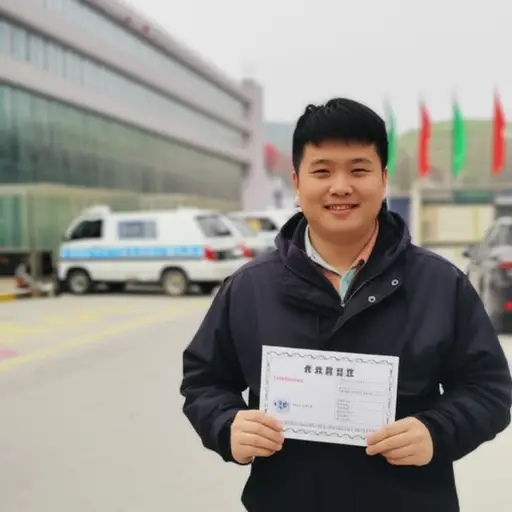 我通过了驾驶考试。