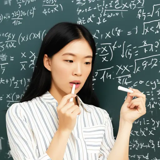 她是一位才华横溢的数学家。