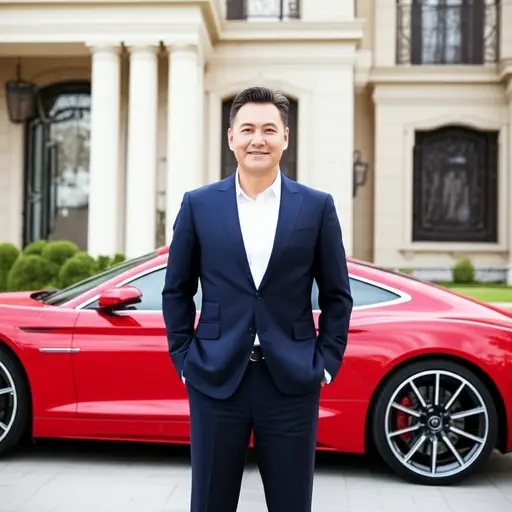 他已经实现了人生中的主要抱负——变得富有。