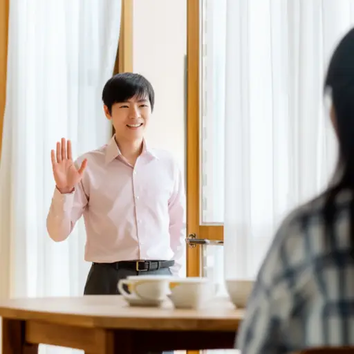 最后，请代我向所有人问好，我期待着与你见面。