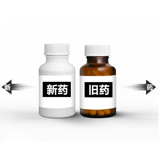 这种新药应该比旧药见效更快。