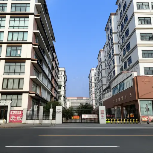 学校就在我家对面。