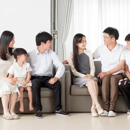 我们有客人时，请规矩一点。