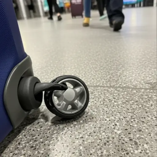 我们可以在哪里修理这个坏掉的行李箱轮子？