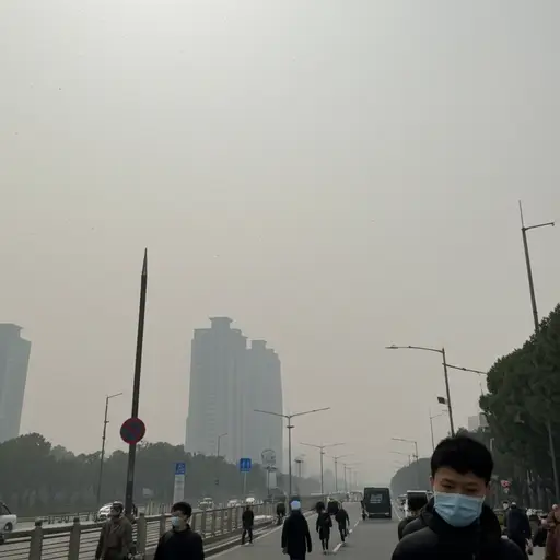 这个地区的空气质量很糟糕。