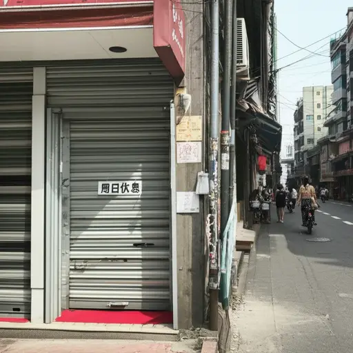 这家服装店周日不营业。