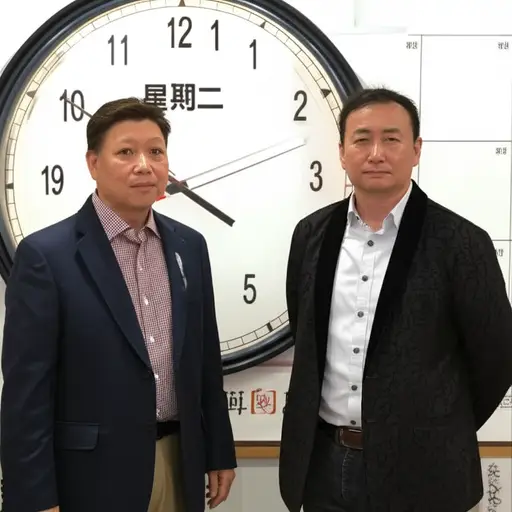 我们星期二八点见面。