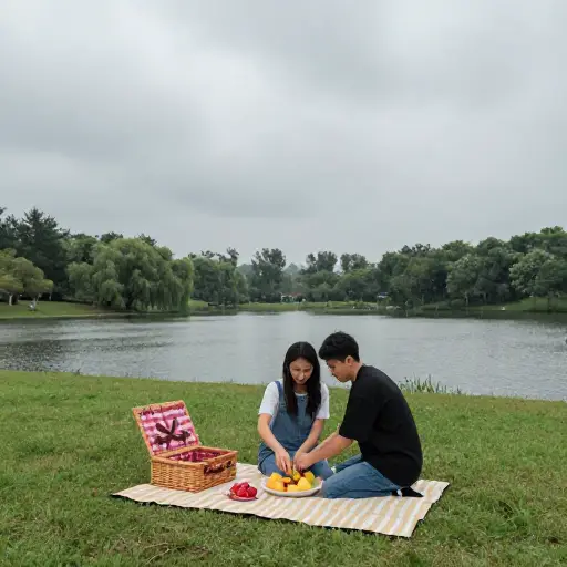 如果明天下雨的话，我们应该取消郊游计划。