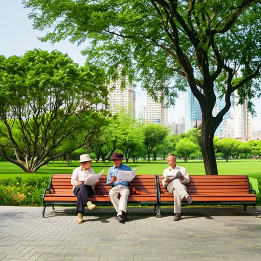 这座城市温和的气候吸引了许多退休人员。