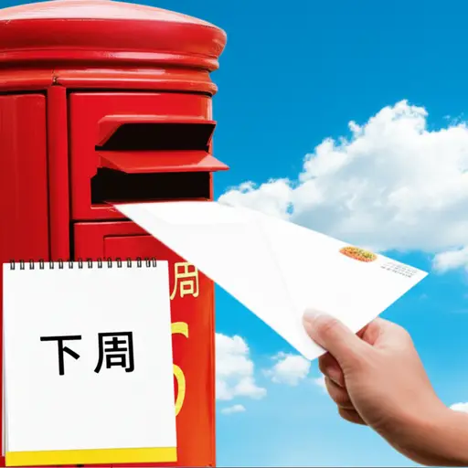 这封信应该在下周中之前到达。