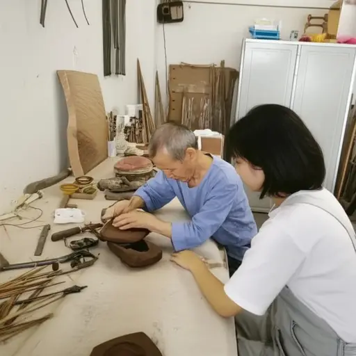 这些传统手工艺已经传承了好几代人。