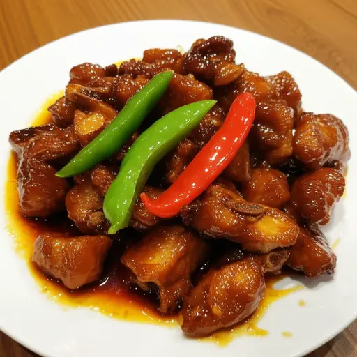 这道菜完美地结合了酸甜口味。