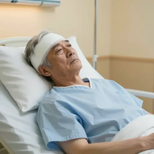 警方正在调查一起导致一名老年男子住院的恶性袭击事件。
