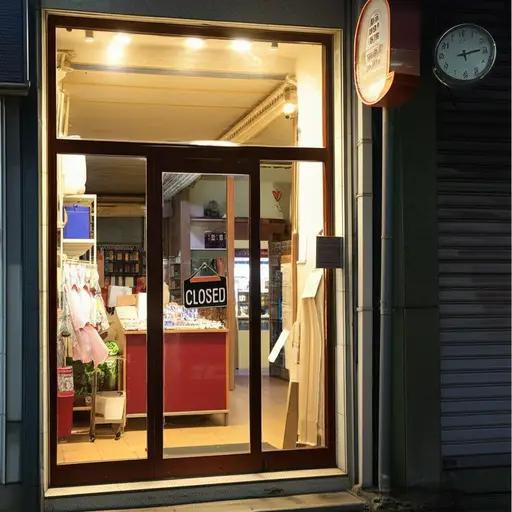 商店在周三晚上八点关门。