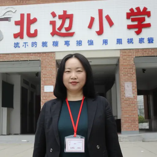 她是北边小学的校长。