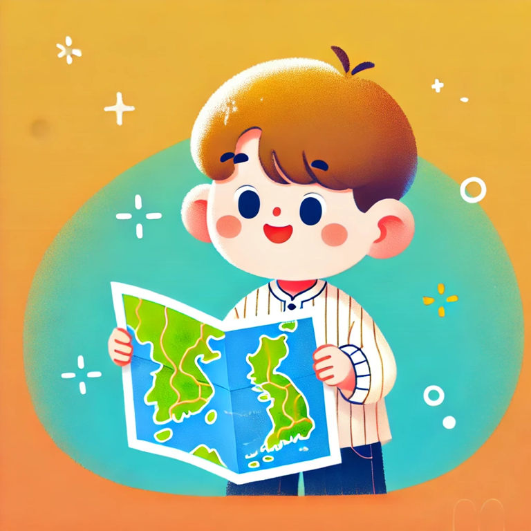 读地图。