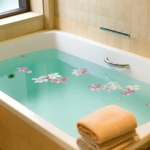 热水澡能帮助你放松。