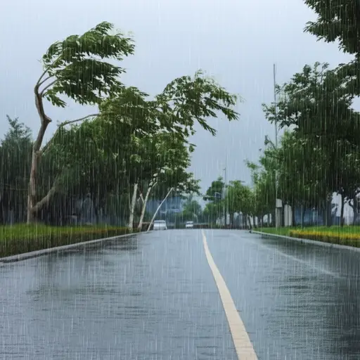 我强烈建议不要在这场暴风雨中外出。