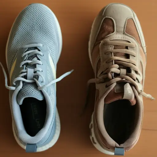 这双新鞋比我的旧鞋舒服多了。