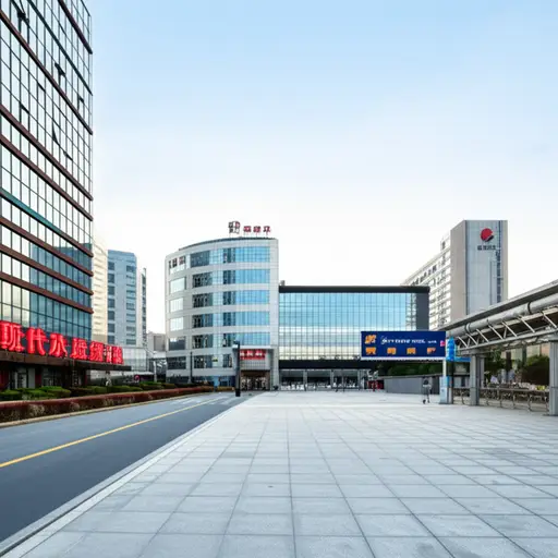 我们的办公室位于车站附近。