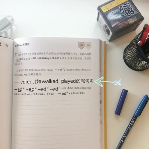 后缀“-ed”是过去式动词的常见词尾。