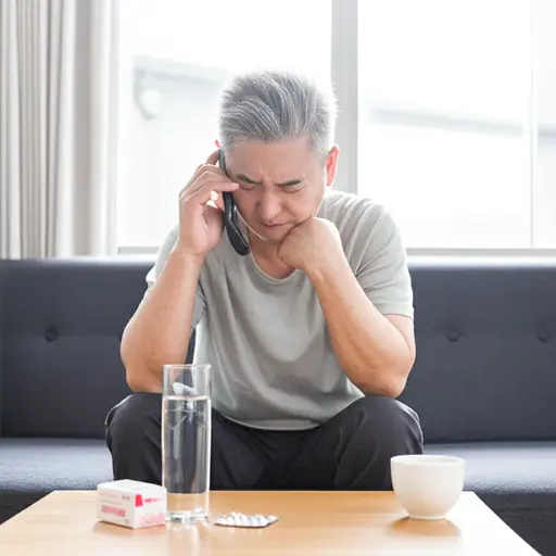 如果你感觉不舒服，应该打电话请病假，而不是来上班。