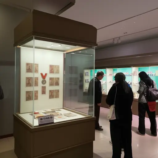 她珍贵的邮票收藏在展览中赢得了一等奖。