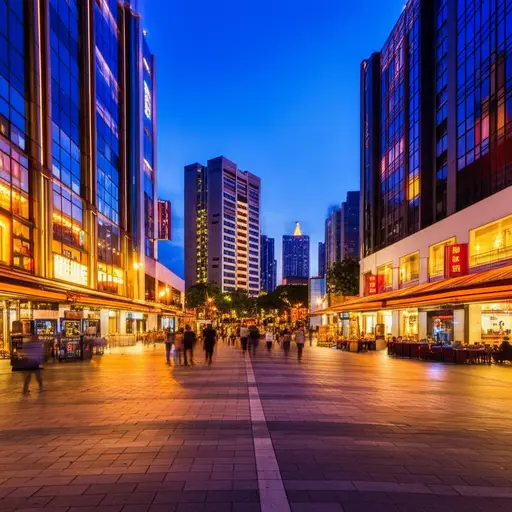 我们去市中心吃晚饭吧。