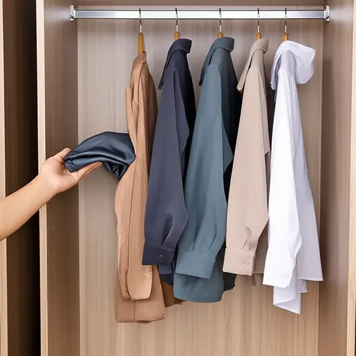 把你的衣服放在橱柜里。