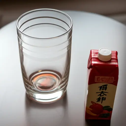 你把果汁都喝完了吗？