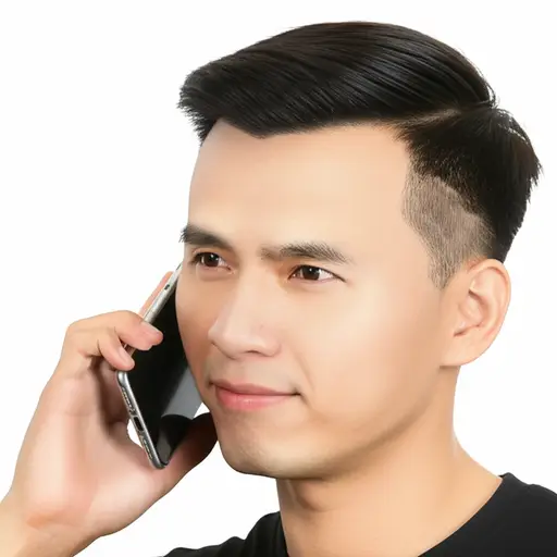 我在打电话。