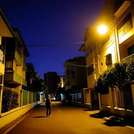 一声惊恐的尖叫打破了夜晚的寂静。