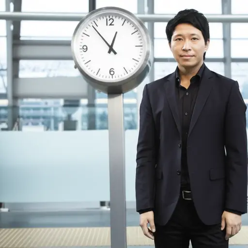 我确信他会准时到达。