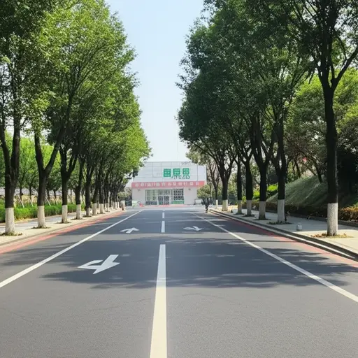 沿着这条路直走，你就能看到邮局。