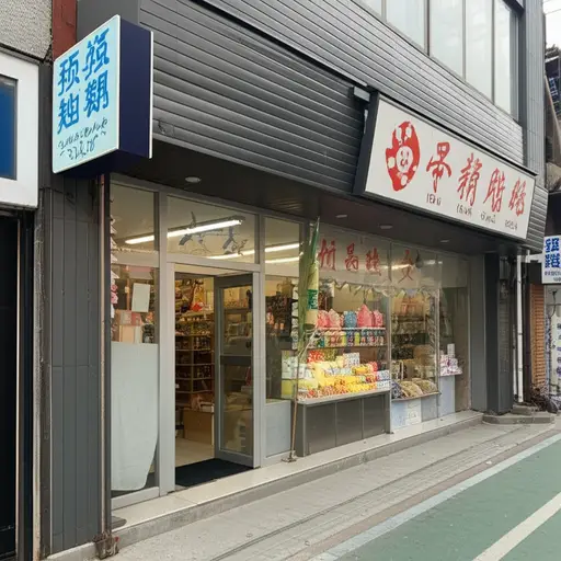 街角有一家小商店。