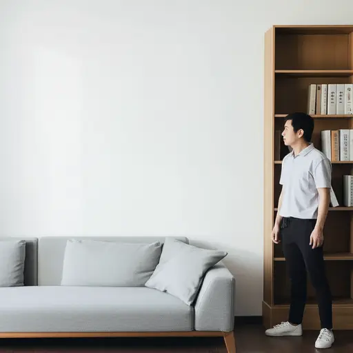 你觉得我最好处理掉沙发，把书架放在那里吗？