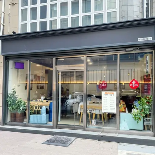 我们在市中心找到了一家价格合理的餐厅。