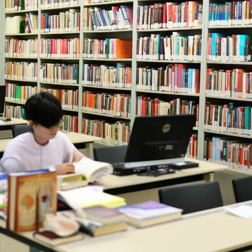 图书馆的资源可供学生研究使用。